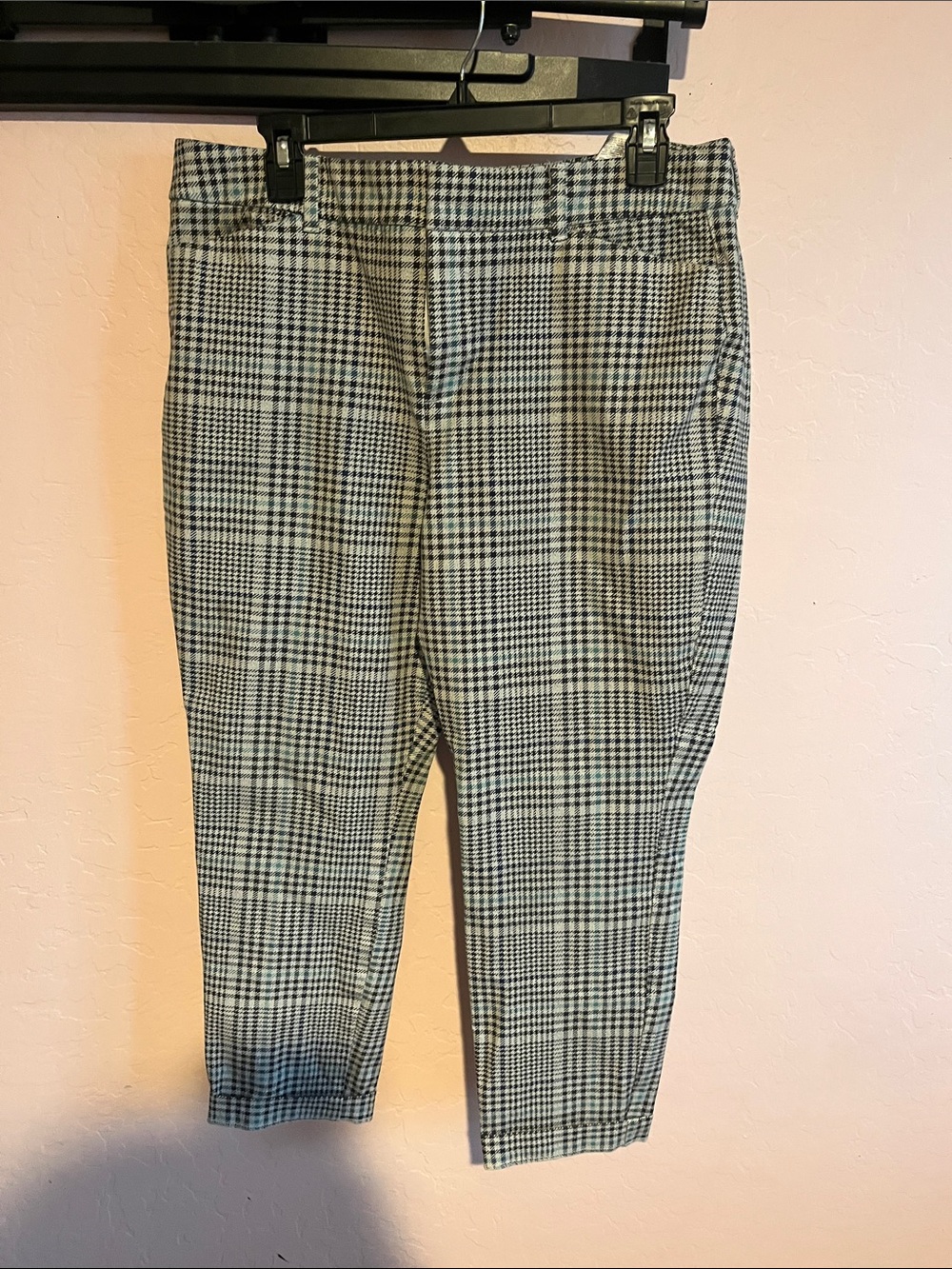 Old Navy Men's Glen Plaid Pants - Black & White